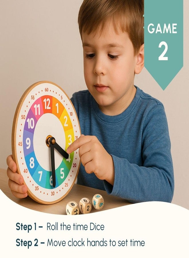 Curious Cub ساعة تعليمية للأطفال من كيوريوس كاب | ألعاب تعليمية للأطفال من عمر 5 سنوات فما فوق | مجموعة أدوات تعليمية ممتعة | ألعاب أنشطة للأولاد والبنات من عمر 6 سنوات وألعاب لوحية تعليمية للأطفال | هدية عيد ميلاد مثالية - Image 4